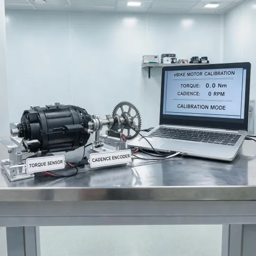 Mid-drive calibration bench