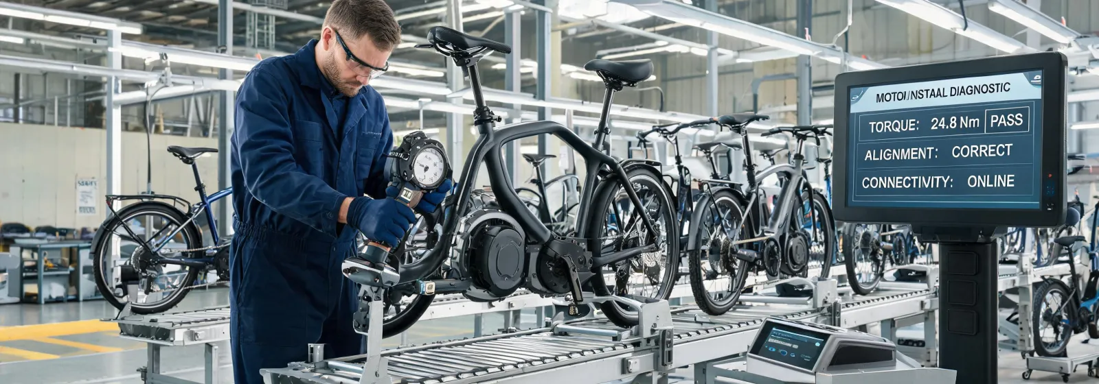 eBike production test line